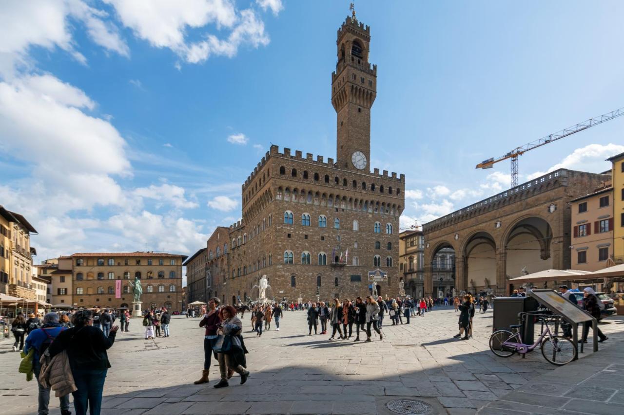 Ferienwohnung La Loggia Della Signoria Charming Loft Florenz Exterior foto