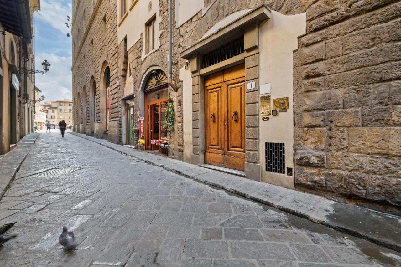 Ferienwohnung La Loggia Della Signoria Charming Loft Florenz Exterior foto